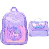 Sac à dos à paillettes licorne Smiggle Sac d'école pour filles Léger Dessin animé Double bretelle Sac à dos pour livres Avec bretelles rembourrées