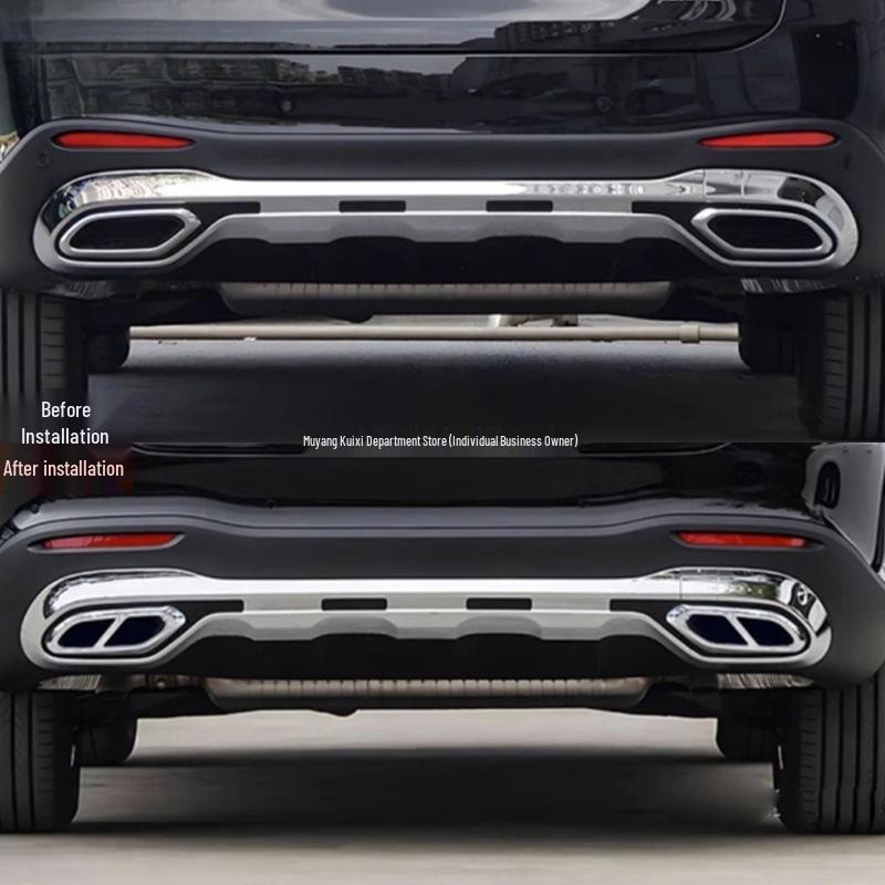 Pokrywa ramki końcówki wydechu kwadrofonicznej Mercedes-Benz GLC260/300 (Model 2023-2025)