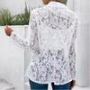 Spring and Summer Small Blazer Stylish Versatile Solid Color Lace Shirt Jacket