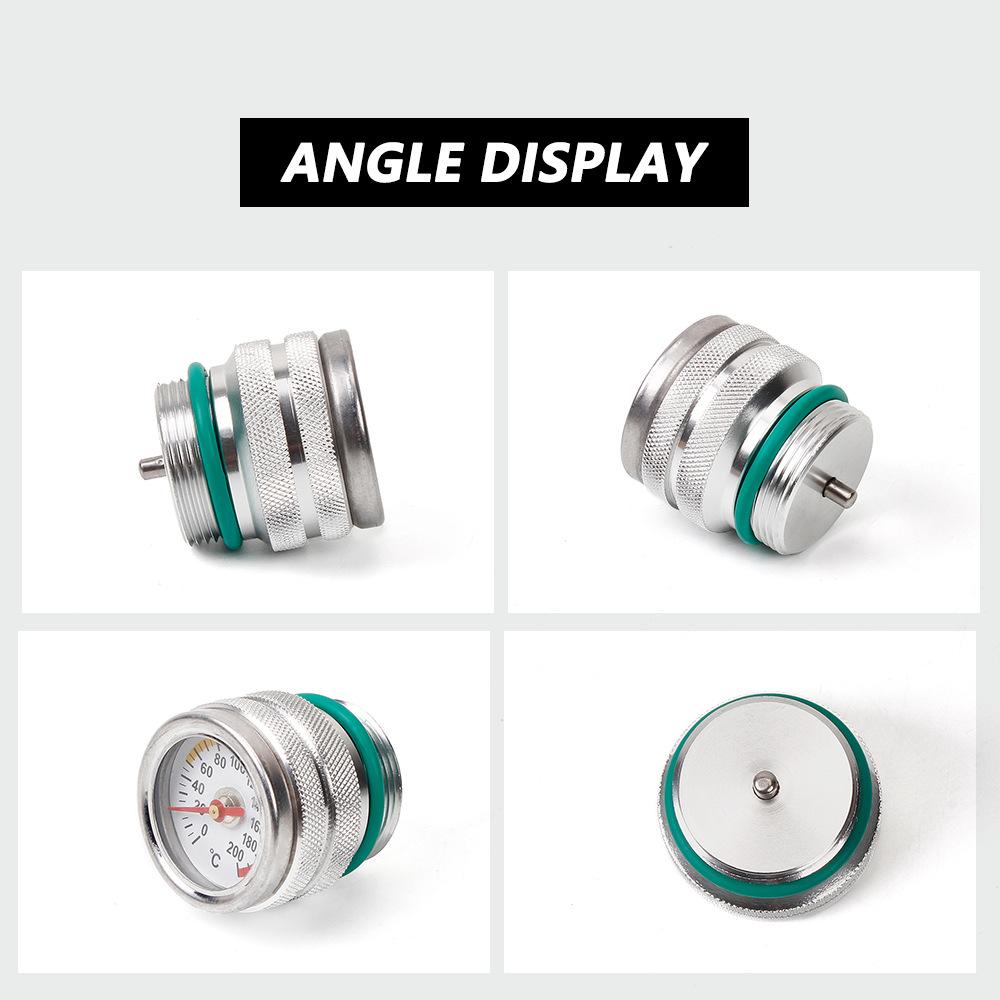 Aluminum Alloy Motorcycle Engine Oil Temperature Gauge M30*1.5 Universal for 1987-1998 Kawasaki W650 W400 W800 Oil Gauge