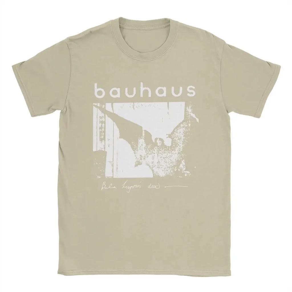 2024 Summer Bauhaus Bat Wings Bela Lugosis Dead T Shirt Men Cotton Amazing Clothing Crew Neck Tee Shirt Short Sleeve Tops Adult