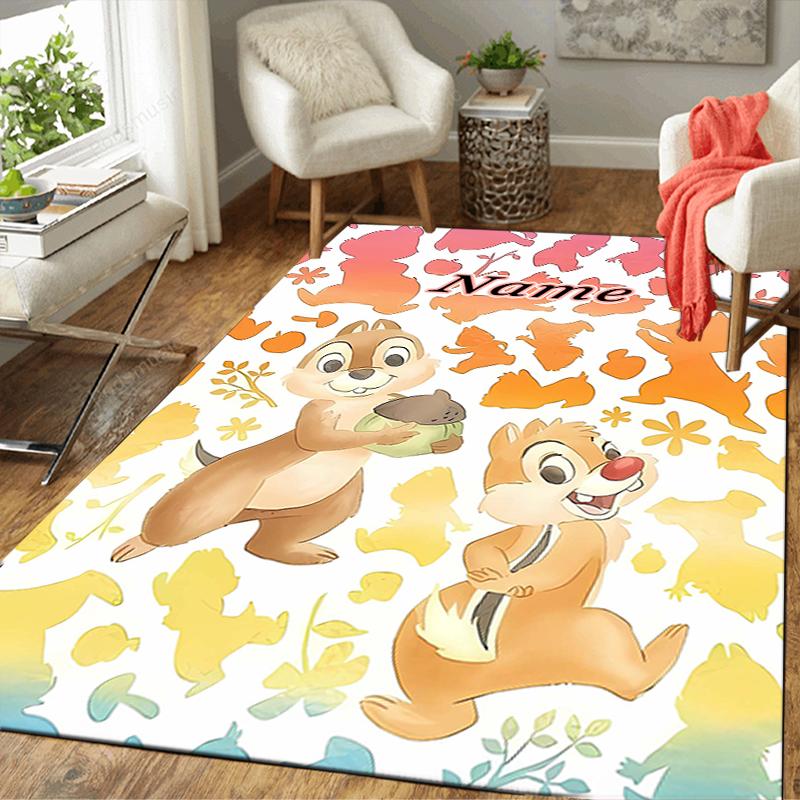 Custom 1Pc Chip Dale'S Festive Fun Rug Office Carpet Indoor Outdoor Entrance Doormat Nonslip Soft And Comfortable Living Room D91613
