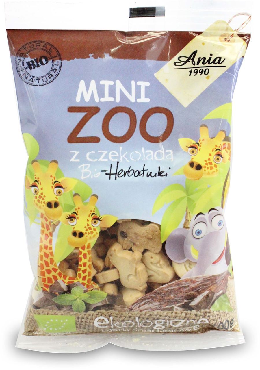 Mini Zoo Biologico Biscotti Ania con Cioccolato 100 g