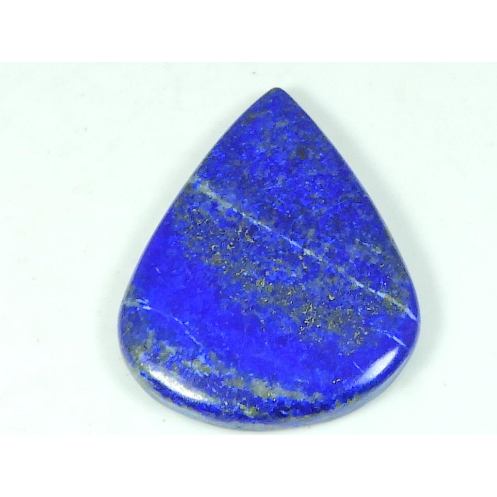 32X40X05 MM Natural Lapis Lazuli Pear Shape Cabochon Loose Gemstone 61Cts. SY-518