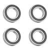 4Pcs 152672RS Rubber Sealed Deep Groove Ball Bearing 15x26x7 Mm