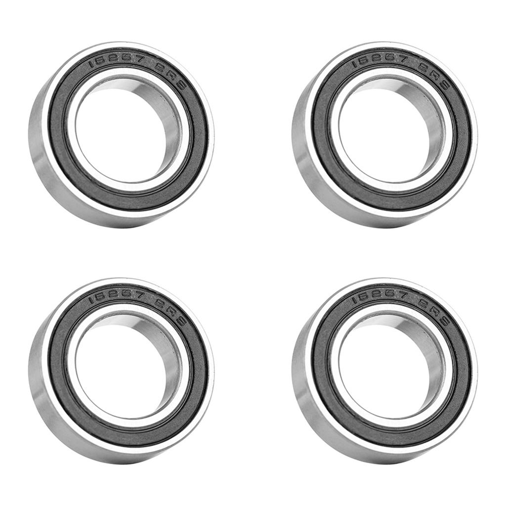 4Pcs 152672RS Rubber Sealed Deep Groove Ball Bearing 15x26x7 Mm