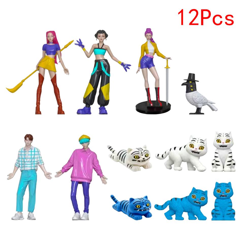 Kpop Demon Hunters Figure K Pop Demon Hunters Figures Huntrix Figures Toy Derpys Tiger Rumi Mira Zoey Sussy Figurine Ornament