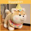 Hat Birthday Cute And Cartoon Pattern Knitted Scarf Shiba Inu Cartoon Plush Toy