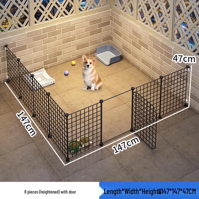 Pet Fence: Indoor Cage and Isolation Gate for Small To Medium Dogs and Cats