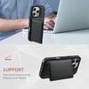 Denior iPhone 16 Pro Max Magnetic Case with Detachable MagSafe SIM Card Holder