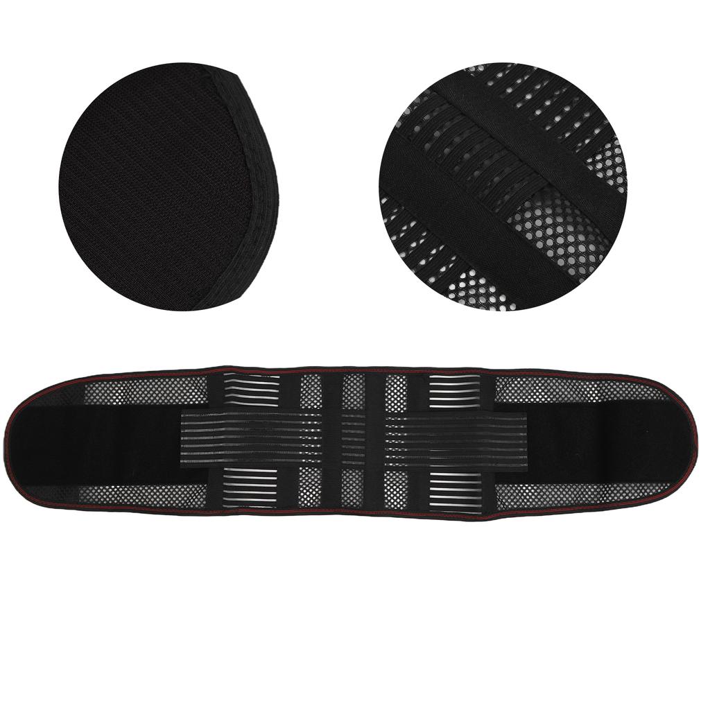 Männer Frauen Taille Lendenwirbel Unterer Rücken Stützgürtel Schmerzlinderung Atmungsaktive Untere Rückenstütze Größe M