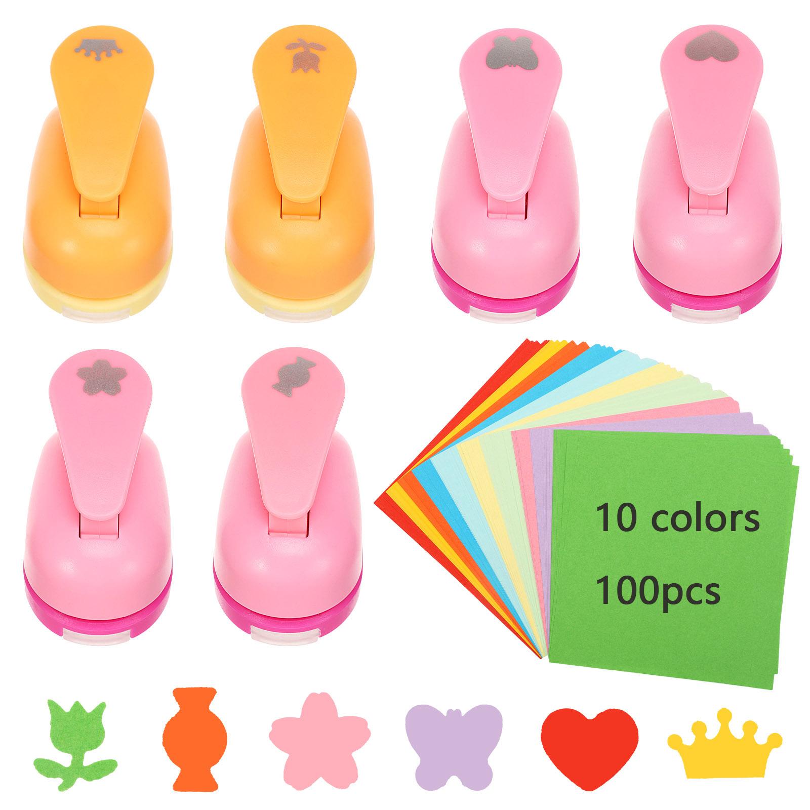 

Paper Punchers Scrapbook Craft Holes Punch Set Heart, Flower, Leaf Tag stamp Crafting Scrapbook Punches Set Christmas Gift