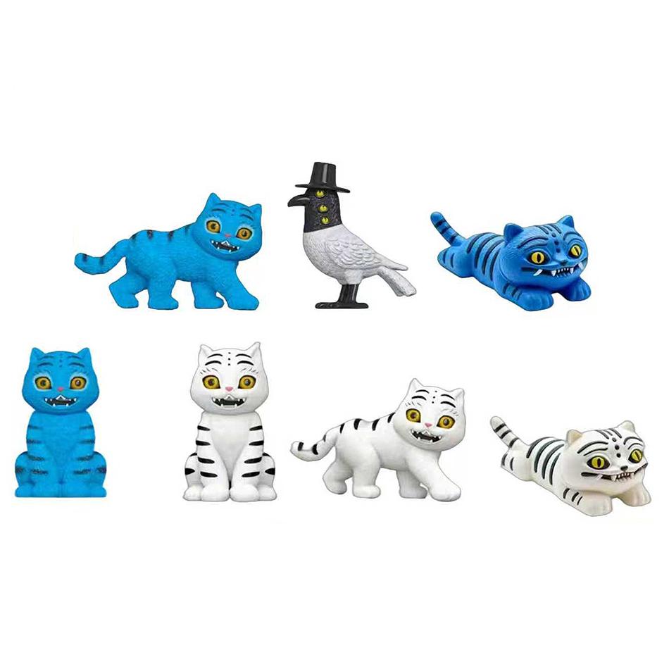 7-9pcs/Set Kpop Demon Hunters Anime Figure Toys Cute PVC Movable Joints Action Figure Model Dolls Kids Birthday Decoration Gift