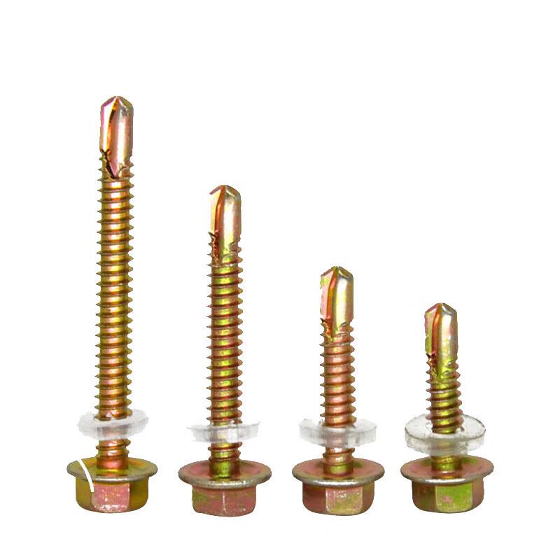 Color Zinc Hex Head Self-Drilling Screws