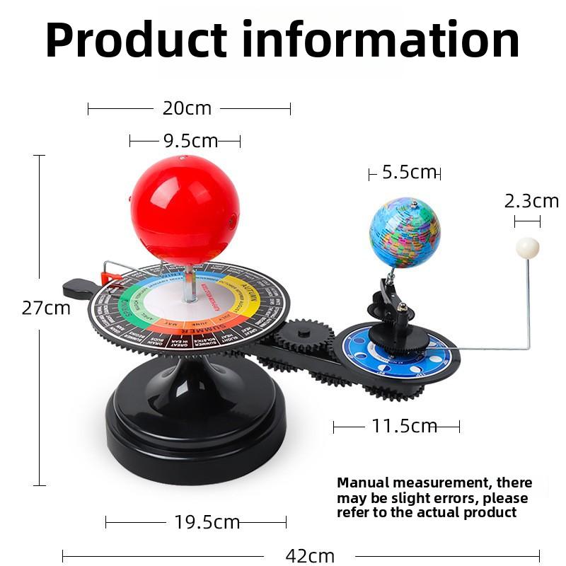 

Hand-Cranked Solar System Motion Model - Stunning Astronomy Desk Decor with Rotating Planets | Unique Space-Themed Display Gif