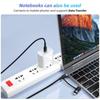 HdoorLink 2-in-1 PD 60W Datenkabel Schnellladekabel USB C auf Typ C/Lightning Geeignet für iPhone Samsung Xiaomi
