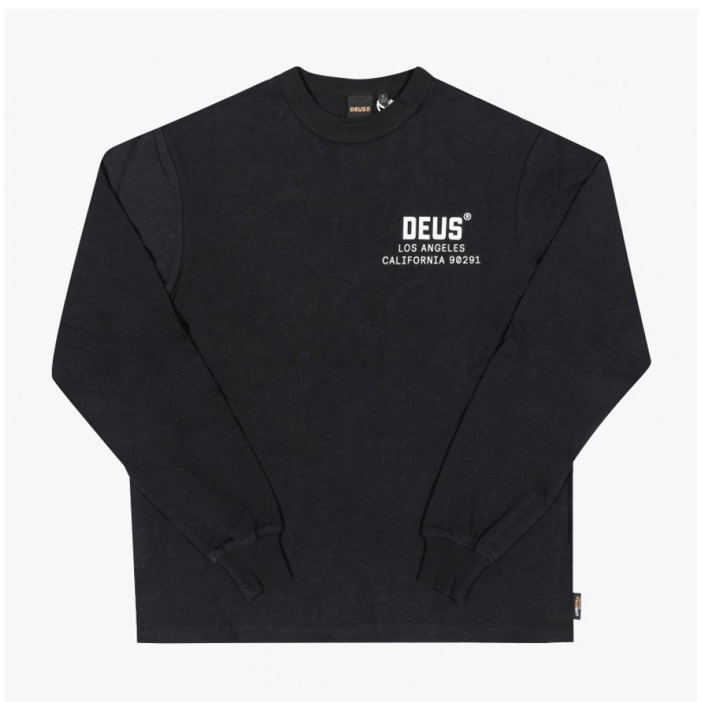 DeuS Ex Machina JoneS Men S Long Sleeve T ShirT Dmp251984 Blk