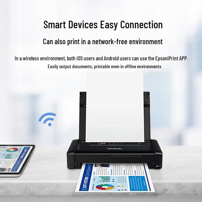 

Epson WF-110 Portable Wireless Color Printer CN plug (adapter included)