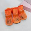 Adjustable Soft Sole Dog Mesh Shoes Breathable Non-Slip Dog Net Shoes Thin Cooling Pet Dog Boots Summer Season