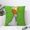 Homer In The Bushes Simpsons Pillowcase Soft Polyester Cushion Cover Gift Throw Pillow Case Cover Home Dropshipping 45*45Cm