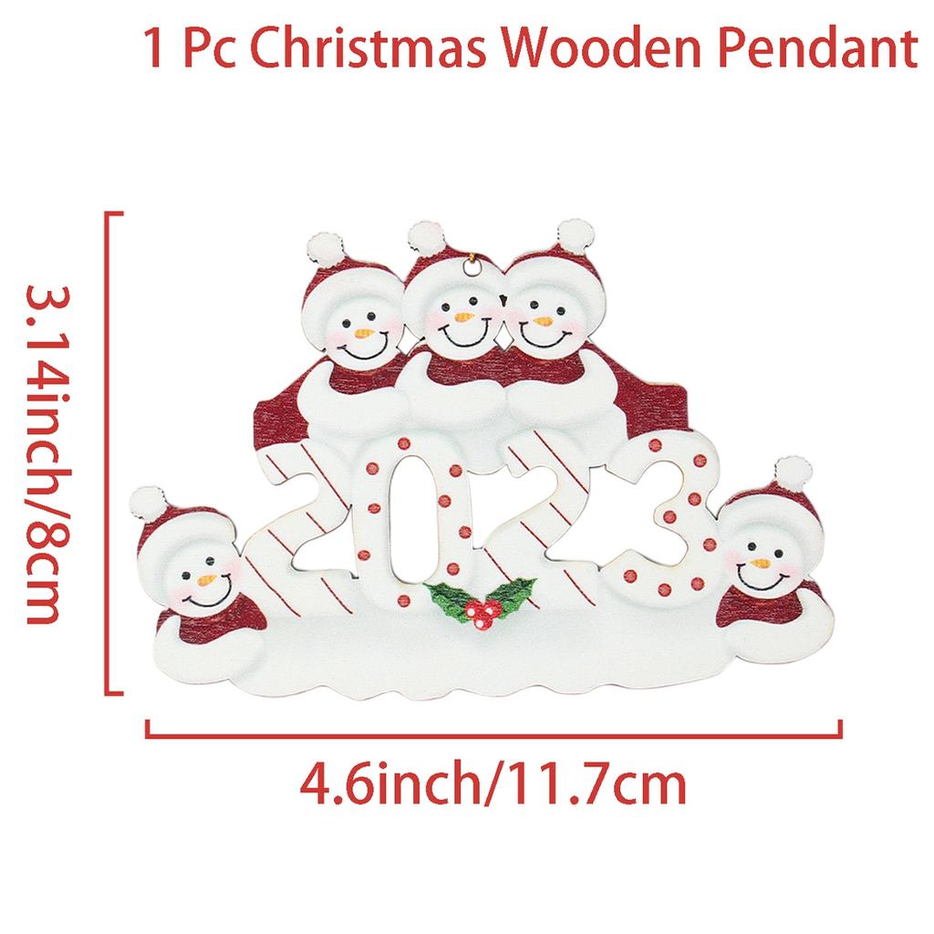 Christmas Pendant DIY Personal Family Christmas Decorations For Home 2025 Navidad Christmas Tree Hanging Ornament New Year 2025
