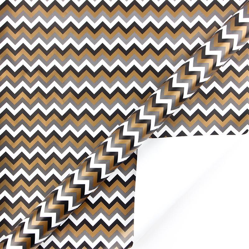 Black Gold Gift Wrapping Paper for Christmas, Valentine's Day, Birthdays & DIY Projects