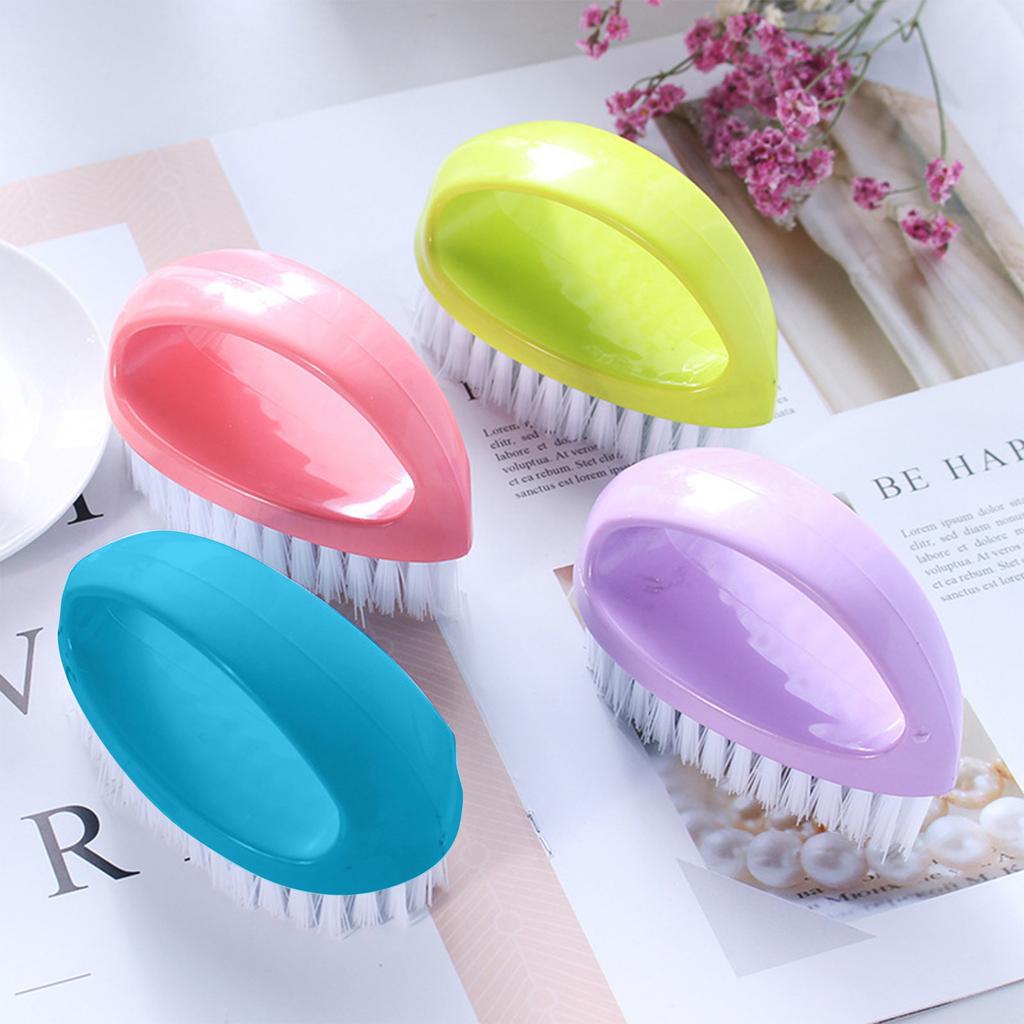 Scrub Brush For Cleaning Scrubbing Heavy Duty Stiff Nylon Bristles Cleaning Brush Multi-Purpose, Small Size