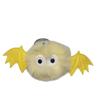 Halloween Bat Pompon Keychain: Cute Plush Bag Charm 