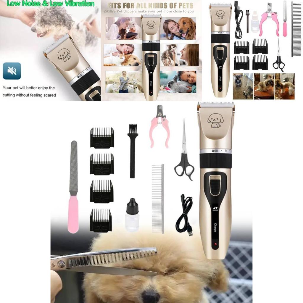 Premium Klippemaskin for Kjæledyr, Elektrisk Hundehårtrimmer for Katter og Hunder med Slitesterkt ABS-materiale