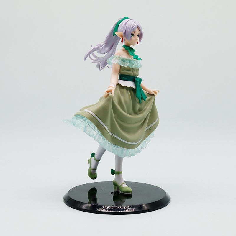 Anime Frieren Fern Himmel Character Figure Elegant Dress Statue Home Desktop PC Case Display Decoration Toy Gift