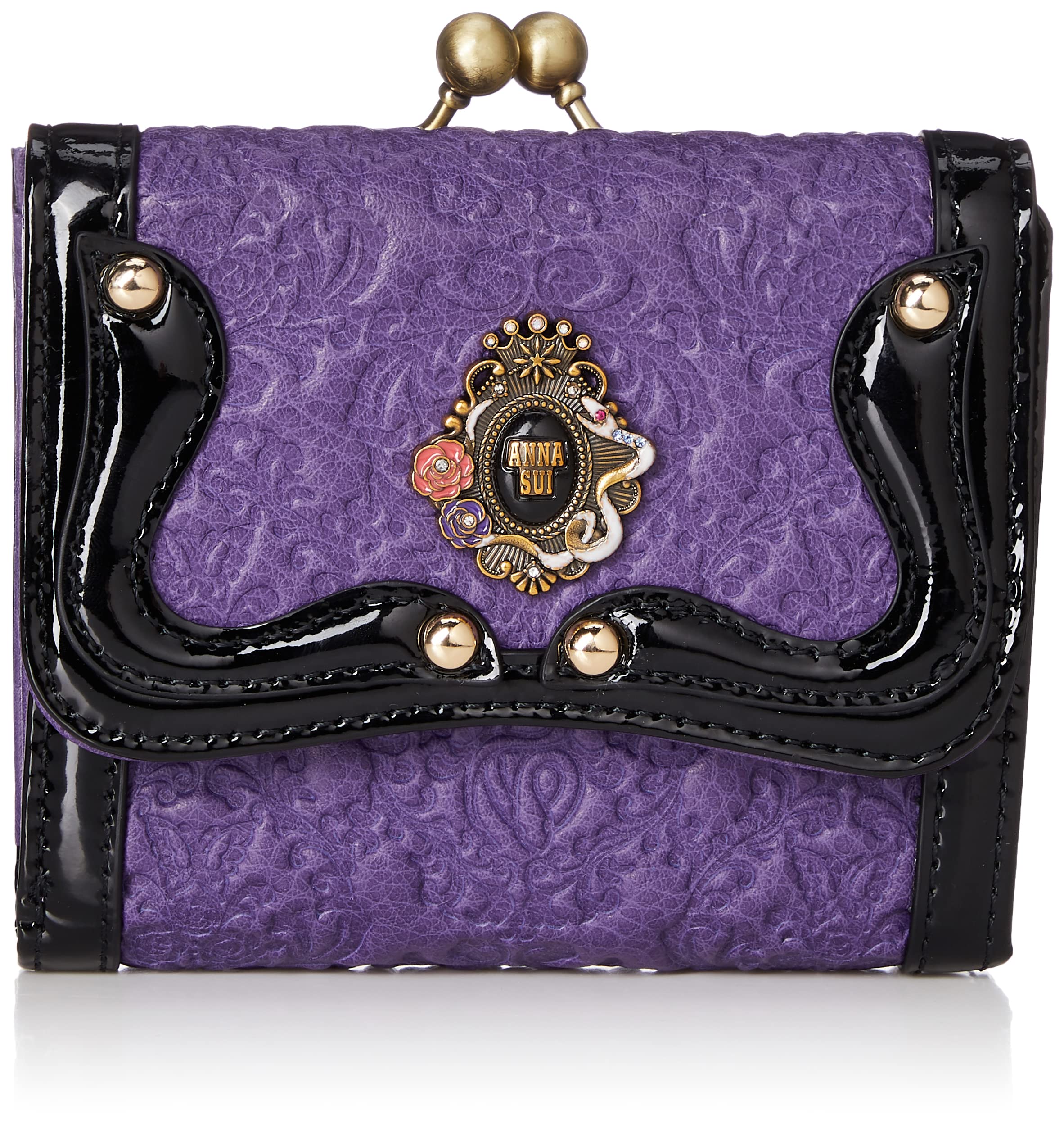 

ANNA SUI Serpent Bifold Size F Women s Wallet, Purple, фіолетовий
