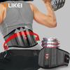 OLIKEI Thickened EVA Weightlifting Waist Support Belt Breathable Back Lumbar Brace Gym Fitness Belt for Squat Deadlift Bodybuilding