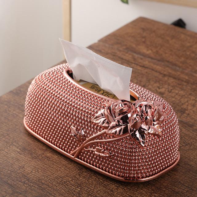 Kreativní stolní kuchyně Pumpovací tác Evropská akrylová krabička na ubrousky Módní KTV Hotelová krabička na ubrousky Bar Box na ubrousky