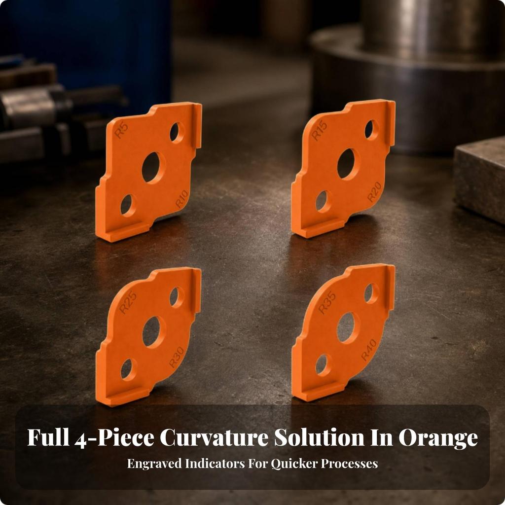 4 Pieces Corner Curvature Template Lightweight Positioning