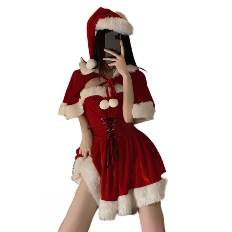 2024 Zeštíhlující mini šaty: Novoroční a vánoční sváteční pódiové oblečení