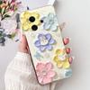 For Vivo Y39 5G Y300i 5G / Vivo V2436 V2444A Back Cover Girly Fashion Flower Butterfly Painting Case Soft Clear Silicone Funda