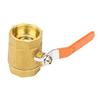 Brass Ball Valve 1-1/4BSP DN32 1.6MPa Female Thread Ball Valve Shut-off Valve with Lever Handle Diameter DN32 (1-1/4BSP) British Gauge Thread for