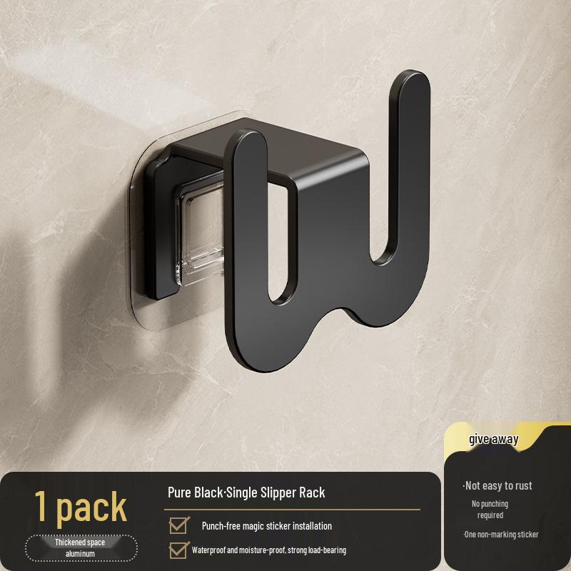 Punch-Free Wall-Mounted Bathroom Slipper and Shoe Storage Rack with Draining Function 695₽