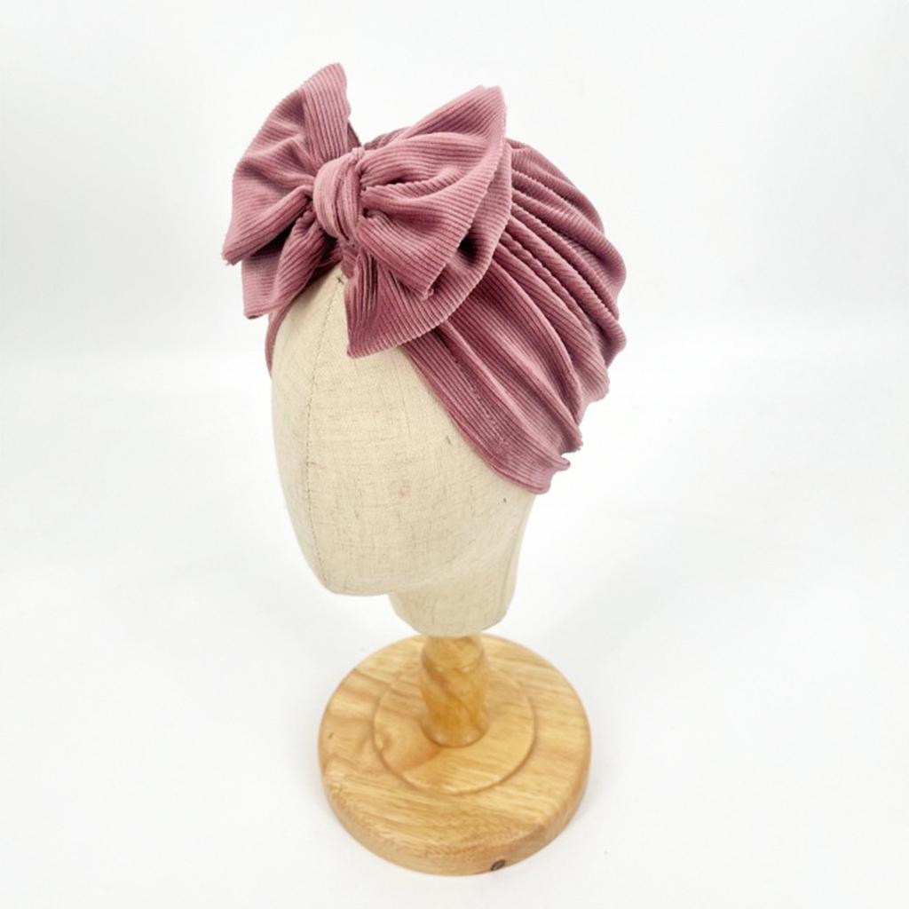 Baby's Headwear  Toddler Kids Baby Boys Girls Solid Color Bow Hat  Headwear Accessories