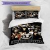 3pcs Duvet Cover Set (1*Duvet Cover + 2*Pillowcase, Without Core), Michael Jackson Print Bedding Set, Bedroom Decor, All‑Season, Birthday Gift