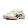 Li Ning Original Aspiration Slip Resistant Abrasion Resistant Low Top Casual Shoes Women's Ecru AGCU190-2