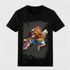 T-shirt with Luffy Gear 4 print, casual, comfortable, versatile, high-quality men's short sleeve