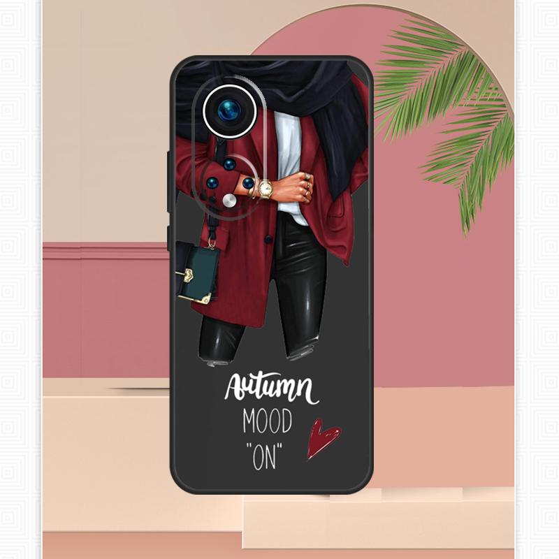 Fashion Girl Art Case For Honor Magic 7 Lite 5 6 8 Pro Honor 400 200 X9c X9b X9a X8b X8a X8c 50 70 90 Cover