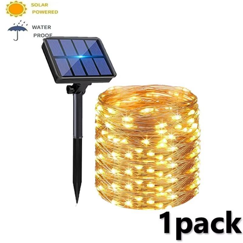 Outdoor Solar String Lights LED Waterproof Copper Wire Xmas Garden Party Decor