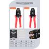 Insulated Terminals & Non-Insulated Terminals Cold Crimping Pliers Multifunctional Ratchet Crimping Tool Model