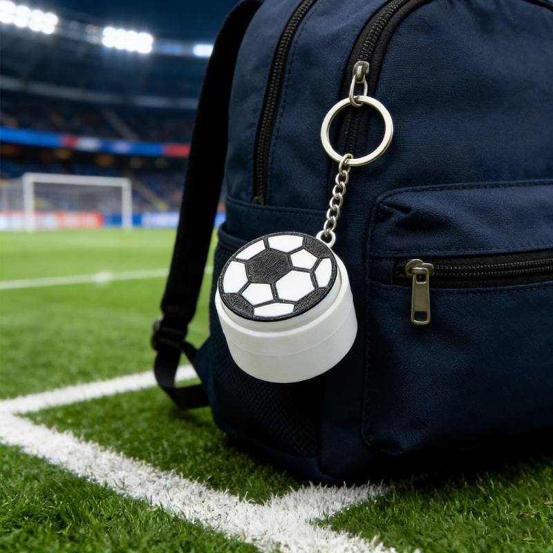 Ball Keyboard Keychain Fidget Toys Push Bubble Stress Relief Sensory Toys Basketball Football Keyboard Clicker For Kids Adults