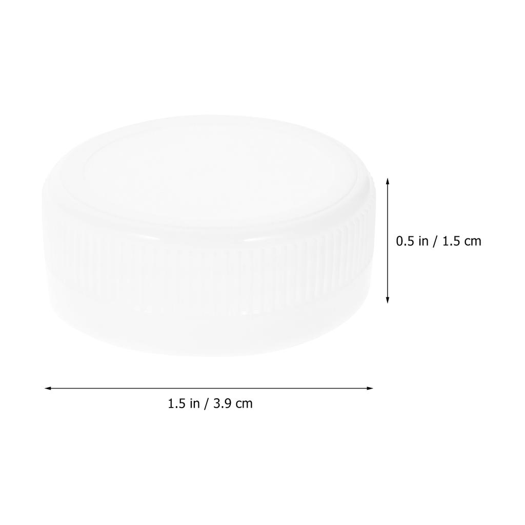 100Pcs Plastic Bottle Caps Smooth Safe for DIY Art Projects 's Creativity Building Reusable Craft Accessories Learning