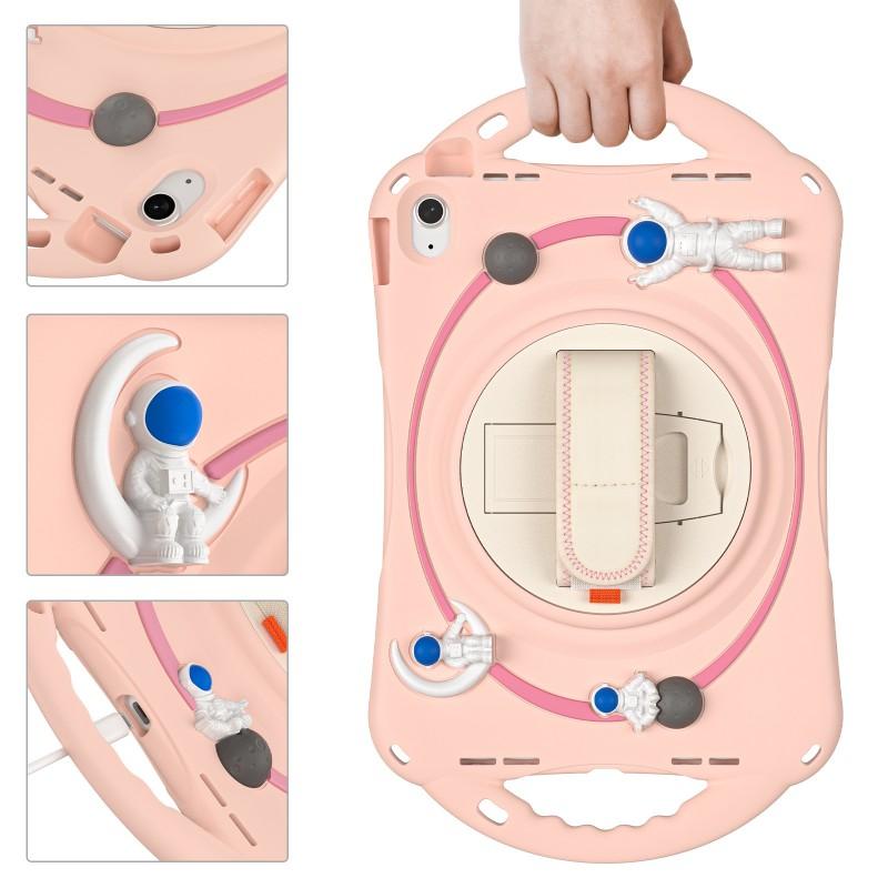 IPad 10th Generation 10.9 Inch Case 360 Rotating Astronaut Silicone Stand Protective Cover
