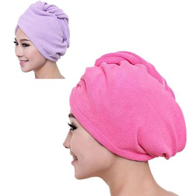 Magic Microfiber Quick Drying Hair Towel Long Hair Fast Dryer Turban Cap