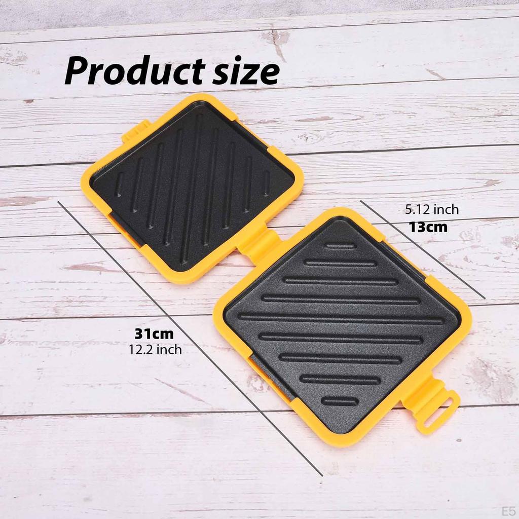 Microwave Toaster Sandwich Maker Cookware Easy To Clean Toastie Kitchen Grill